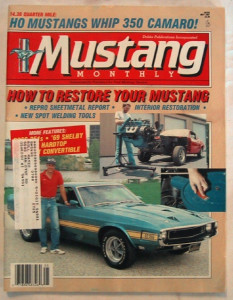 MUSTANG MONTHLY 1987 MAY - 5.0LX TEST, 5.0 vs IROC-Z*